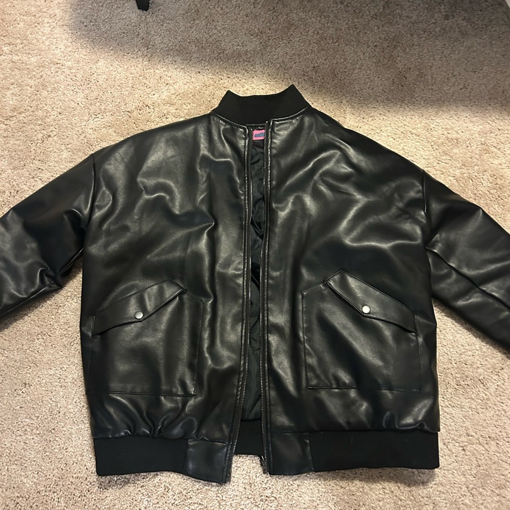 Edikted Black Bomber Jacket